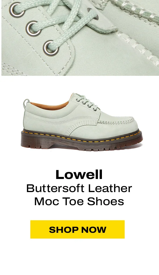 Lowell Buttersoft Leather Moc Toe Shoes