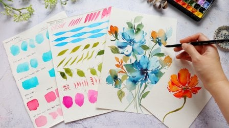 Build Brush Confidence: A Beginner’s Guide to Watercolor Floral Strokes