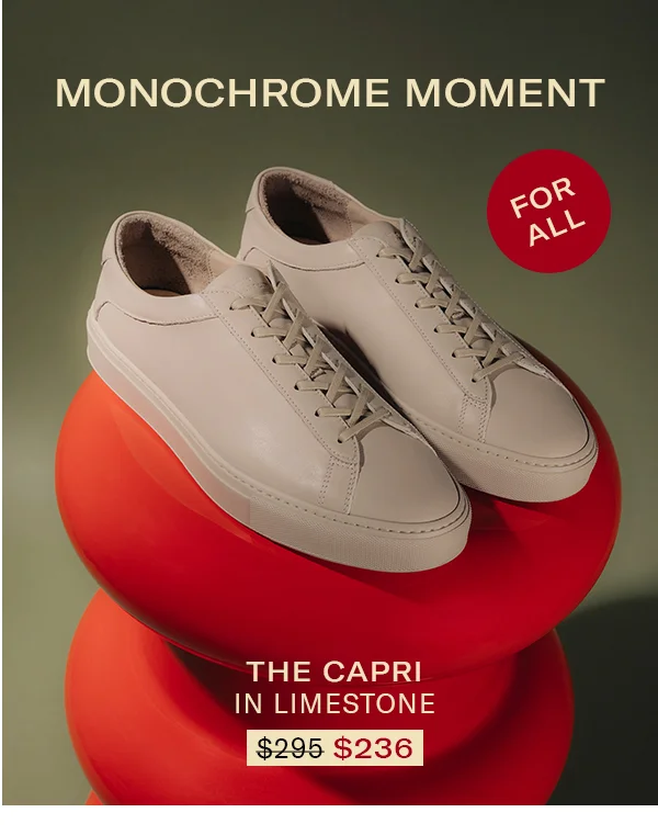 Monochrome Moment | The Capri in Limestone