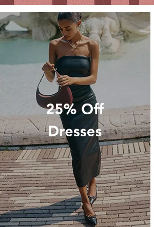 25% off dresses