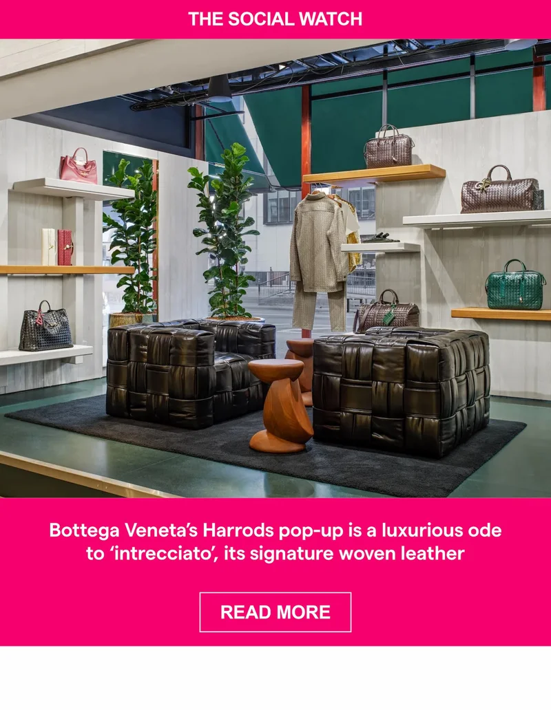 Bottega Veneta’s Harrods pop-up is a luxurious ode to ‘intrecciato’, its signature woven leather