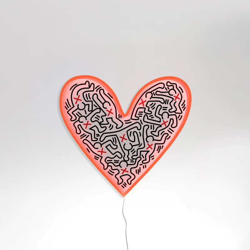 Image of Dance Love, YP x Keith Haring, LED neon sign