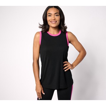 Belle Body by Kim Gravel Color Block Muscle Tank
