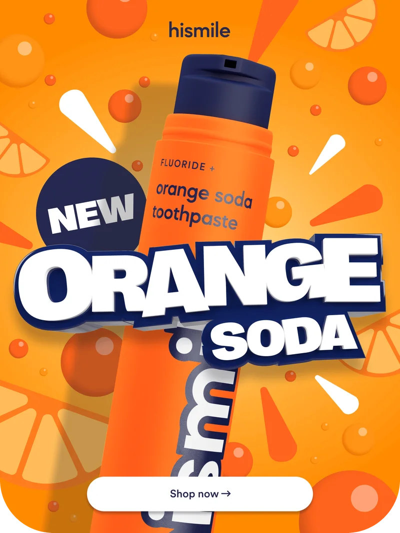 Hismile. Orange Soda Flavoured Toothpaste! Shop now!