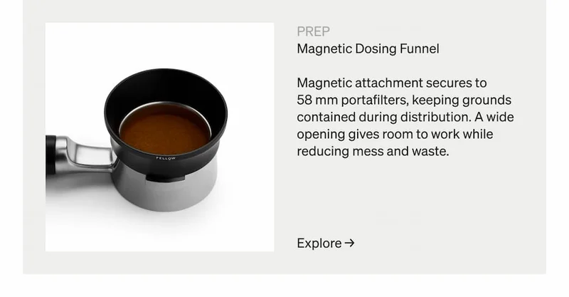 Prep: Magnetic Dosing Funnel