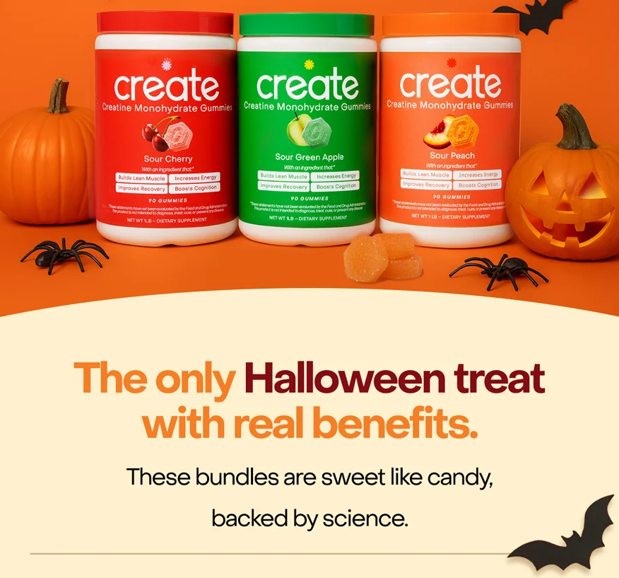 The only Halloween treat with real benefits.
