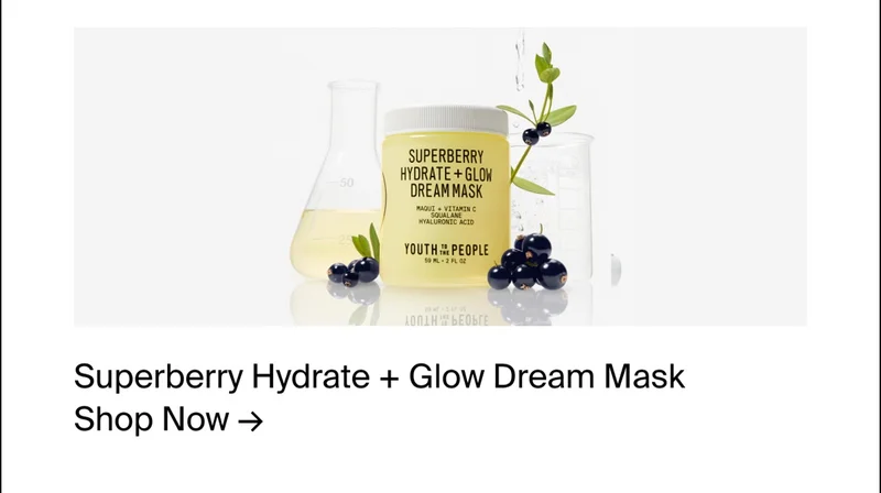 Superberry Hydrate + Glow Dream Mask
