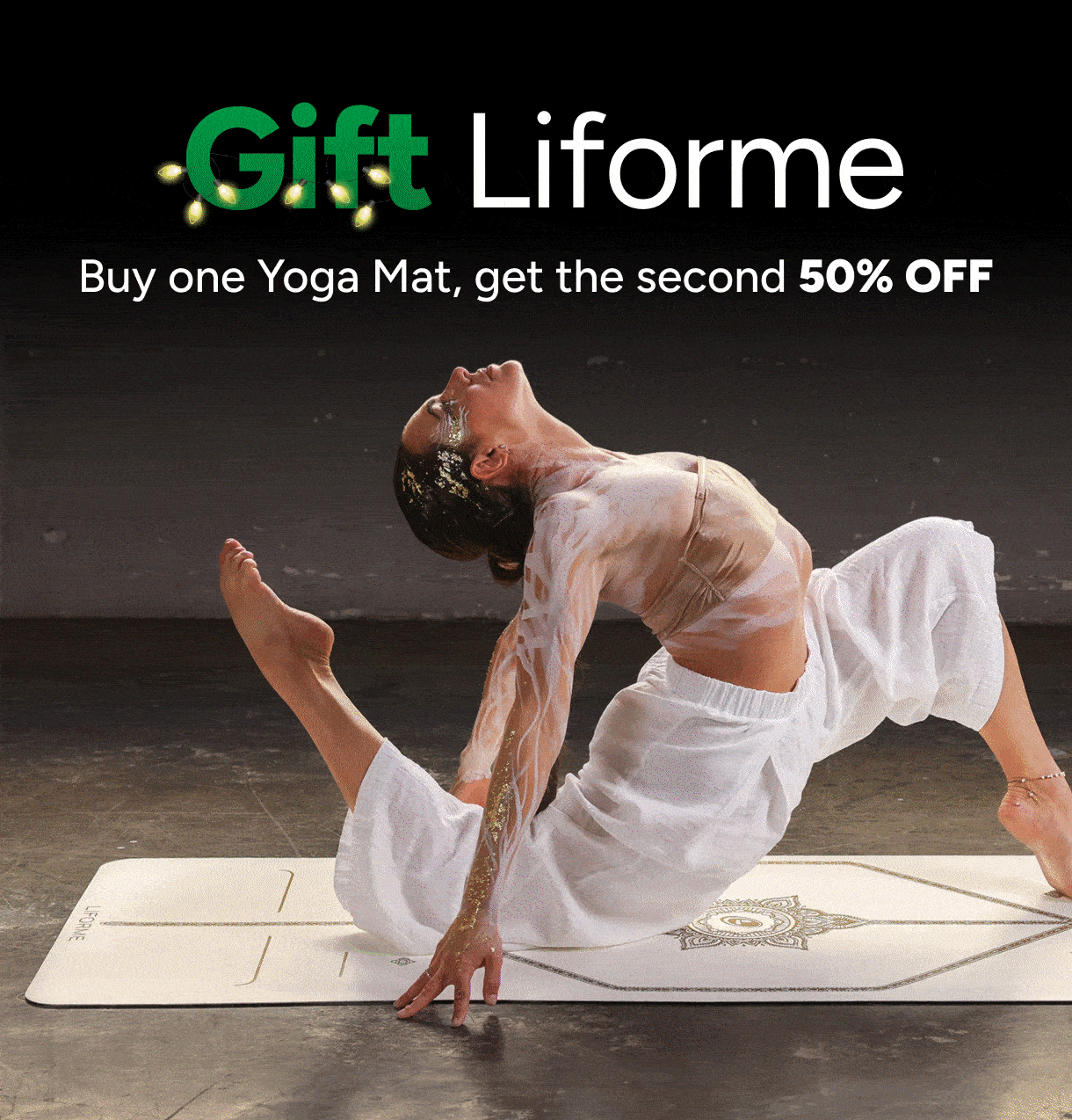 Liforme Buy one Yoga Mat, get the second 50% off
