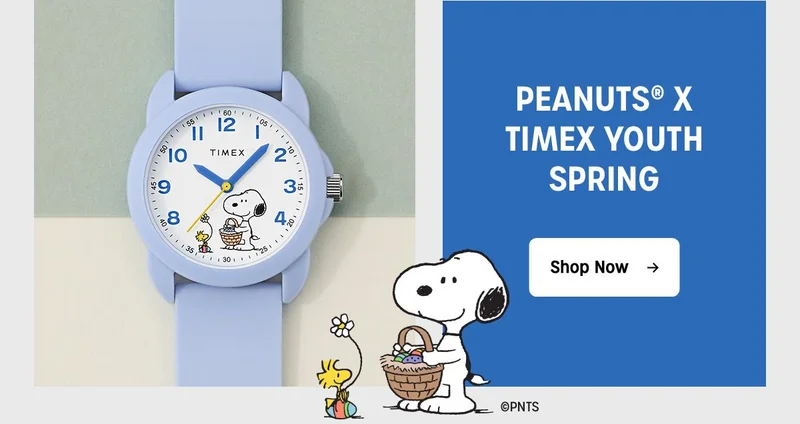 Peanuts® x Timex Youth Spring