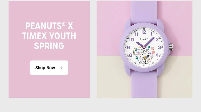 Peanuts® x Timex Youth Spring