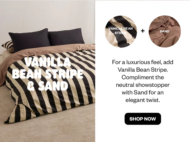 VANILLA BEAN STRIPES & SAND