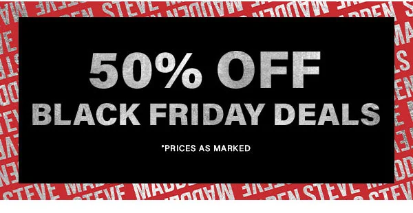 50% Off Black Friday Deals
