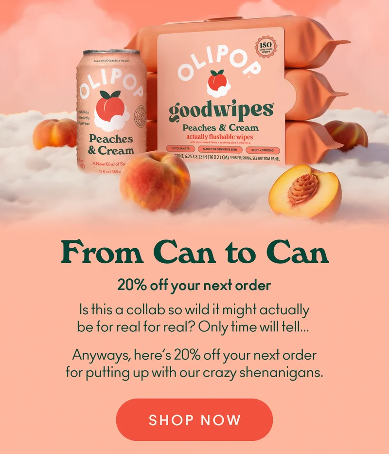 Is this a collab so wild it might actually be for real for real? Only time will tell... Anyways, here’s 20% off your next order for putting up with our crazy shenanigans with code discount code.