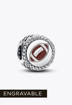 Engravable Football Charm