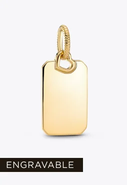 Engravable Rectangle Tag Pendant