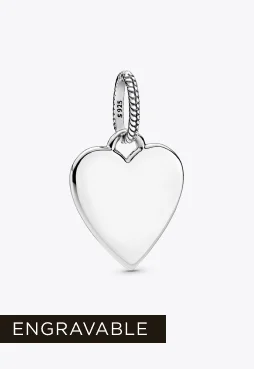 Engravable Heart Tag Pendant
