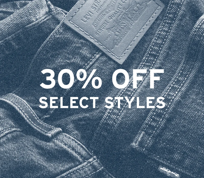 30% OFF SELECT STYLES