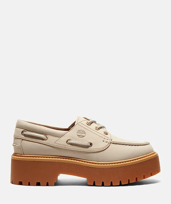 Women's Stone Street Platform  Boat Shoe