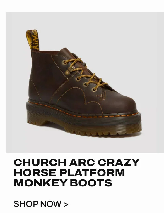 Church Arc Crazy Horse Platform Monkey Boots