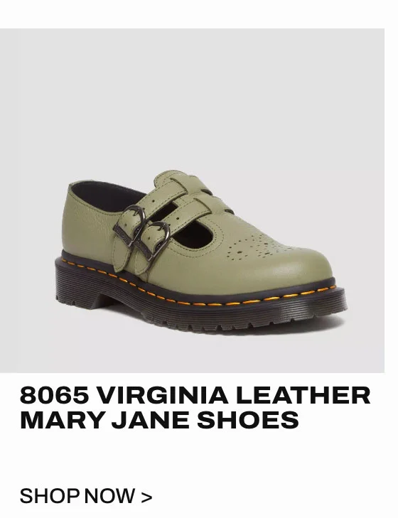8065 Virginia Leather Mary Jane Shoes
