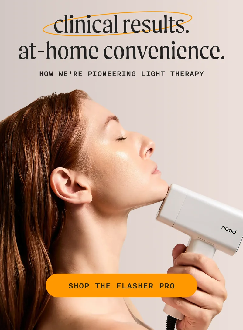 Clinical Results. At-Home Convenience. - How We're Pioneering Light Therapy - SHOP THE FLASHER PRO