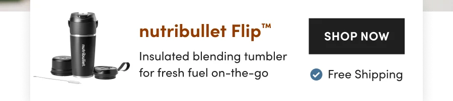 Black nutribullet tumbler with two additional lids and a cleaning brush.