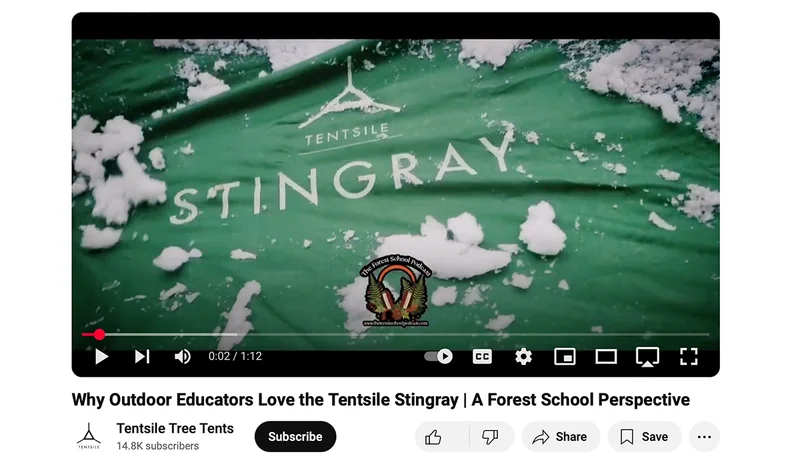 YouTube - Tentsile Tree Tents