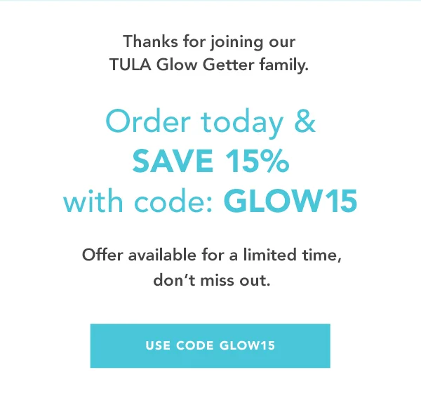 Order today and save 15% with code: discount code