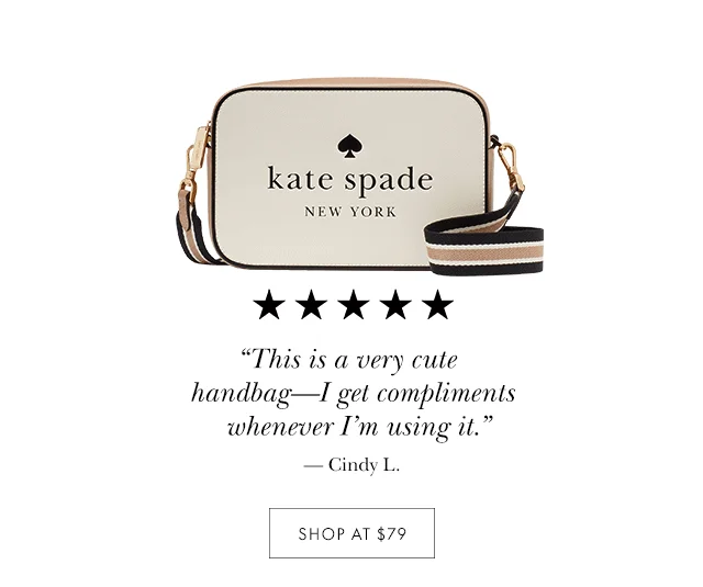 This is a very cute handbag—I get compliments whenever I’m using it." — Cindy L.