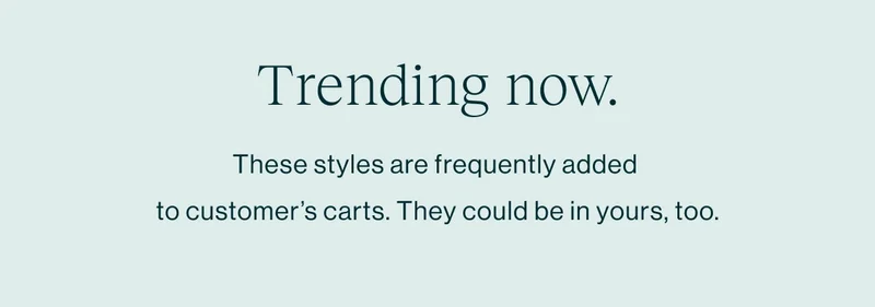 Trending now.