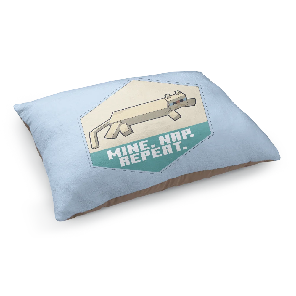 Image of Minecraft Cat Mine. Nap. Repeat. Pet Bed