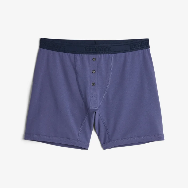 Image of 6" Fly Boxer Briefs - Cobalt