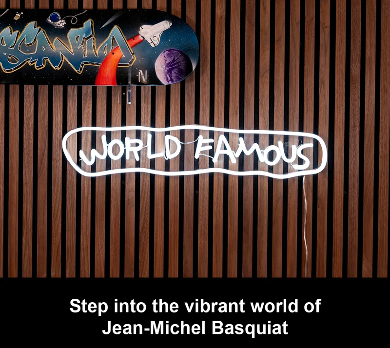 Step into the vibrant world of Jean-Michel Basquiat