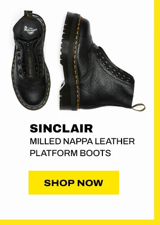 SINCLAIR MILLED NAPPA LEATHER PLATFORM BOOTS