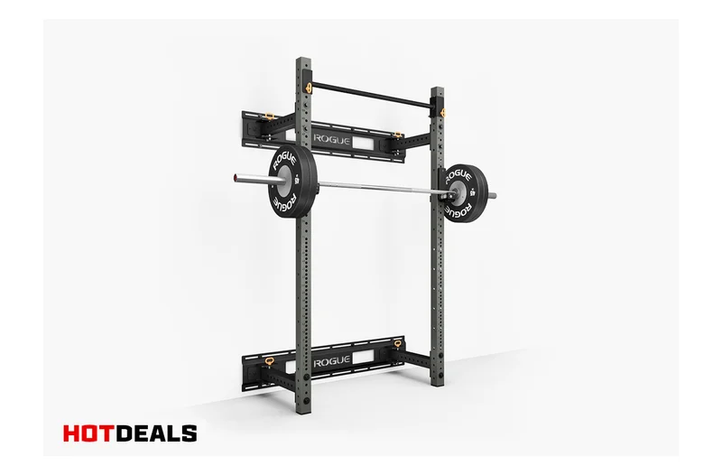 Rogue RML-3WC Fold Back Wall Mount Rack - Charcoal