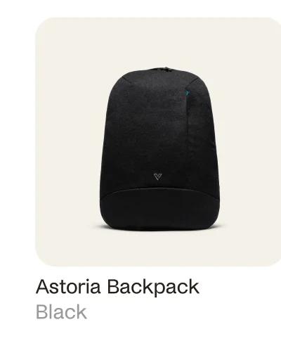 Astoria Backpack Black