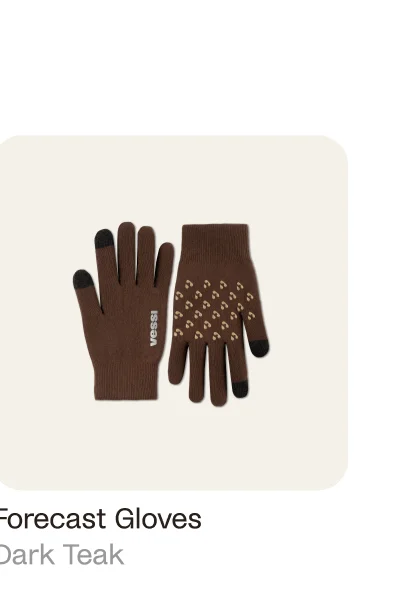 Forecast Gloves Dark Teak