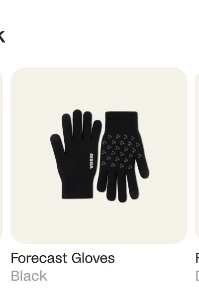 Forecast Gloves Black