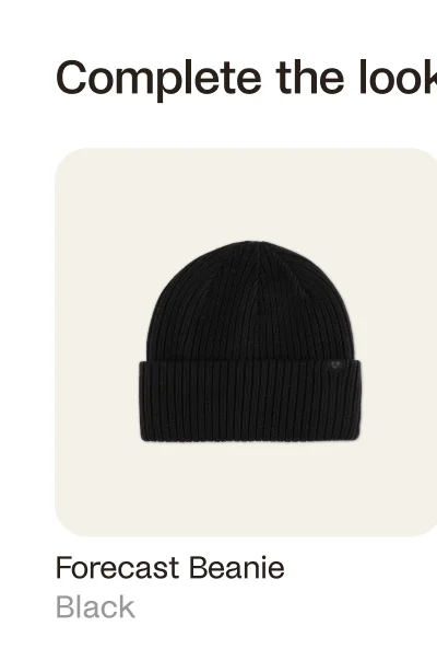 Forecast Beanie Black