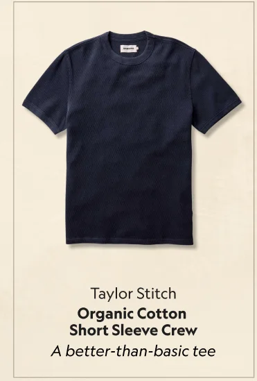 Organic Cotton Short Sleeve Crew