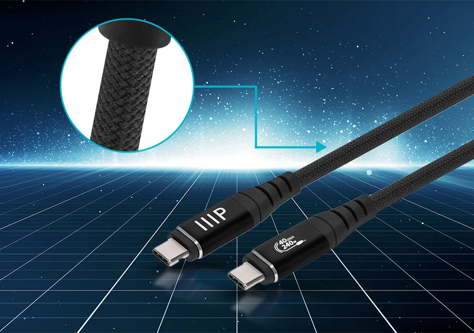 DURABLE, BRAIDED DESIGN WITH USB‑IF CERTIFICATION
