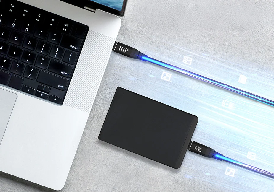 FULL‑SPEED 40GBPS DATA TRANSFER