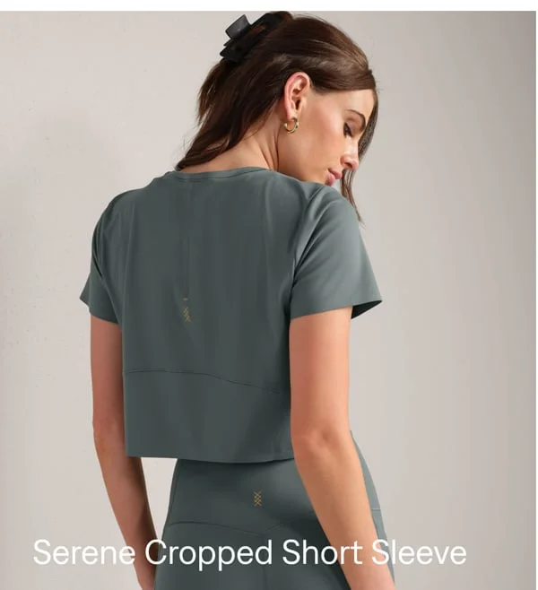 Serene Cropped Short Sleeve