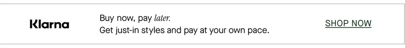 Klarna - Buy now, pay later.