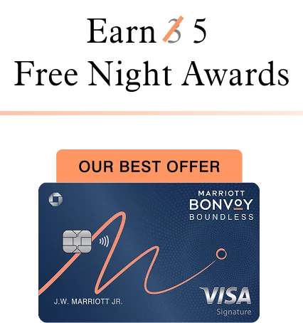 Earn 5 Free Night Awards | Marriott Bonvoy Boundless® Card
