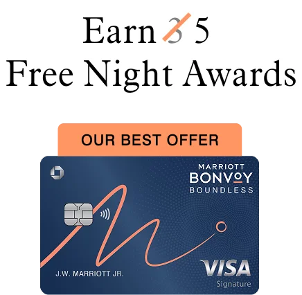 Earn 5 Free Night Awards | Marriott Bonvoy Boundless® Card