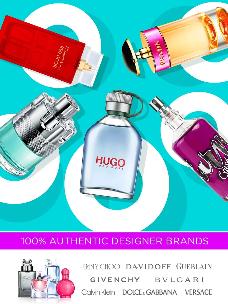 Popular perfume and cologne bottles float around summer savings