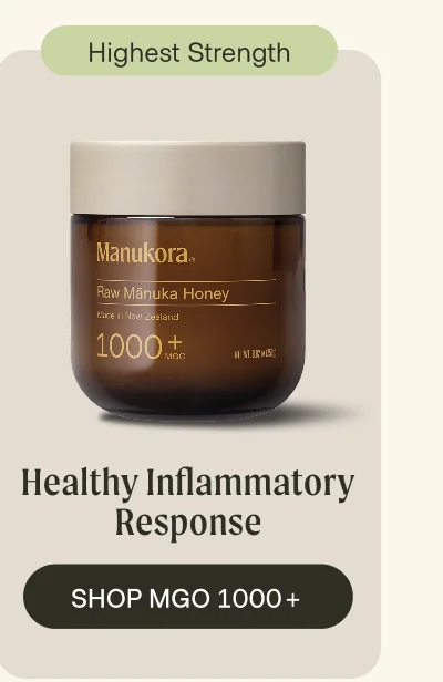Highest Strength Healthy Inflammatory Response Shop MGO 1000+