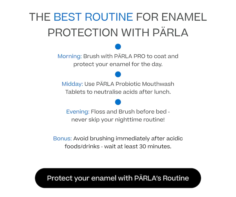 Protect Your Enamel with PÄRLA.