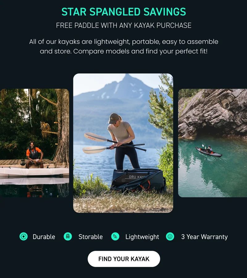 KAYAKS STARTING AT $399 KAYAKS STARTING AT $399